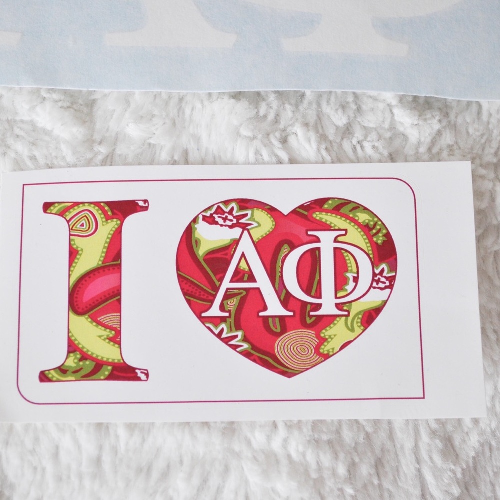 Alpha Phi canvas and sticker bundle! - Picture 4 of 4